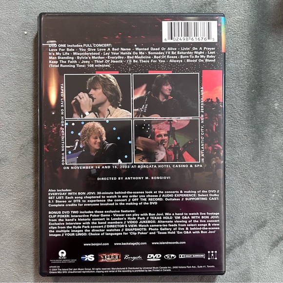 BON JOVI This left feels right LIVE - limited edition DVD - Picture 2 of 4
